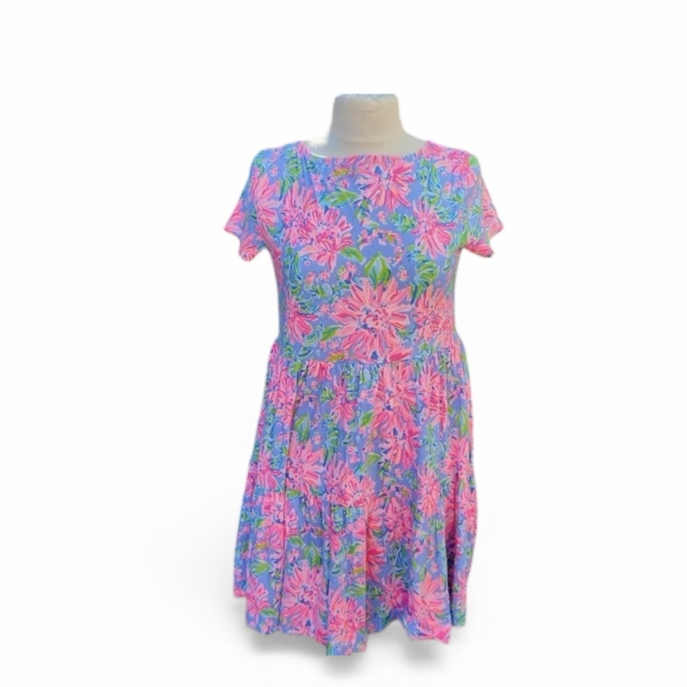 NWT Lilly Pulitzer Size Small Geanna Sunrise Bay Floral Short Sleeve Dress